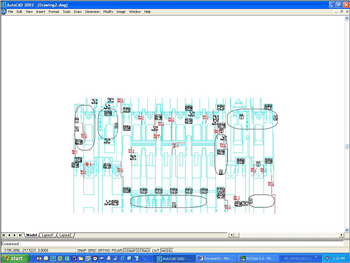 AutoCAD drawing after TPAS