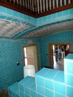Guastavino House Blue Stair Tile