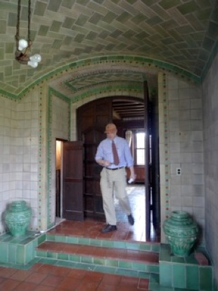 Derek Trelstad in entry foyer