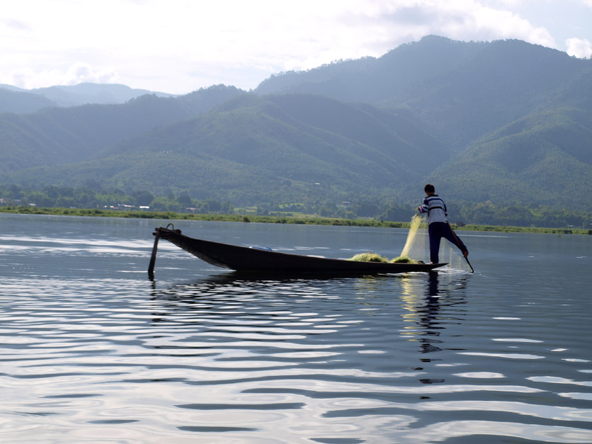 16 Fisherman In Inle Lake Myanmar